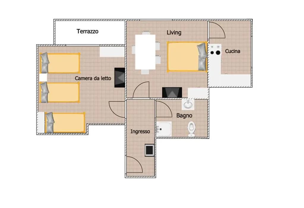 1 Bedroom Apartment