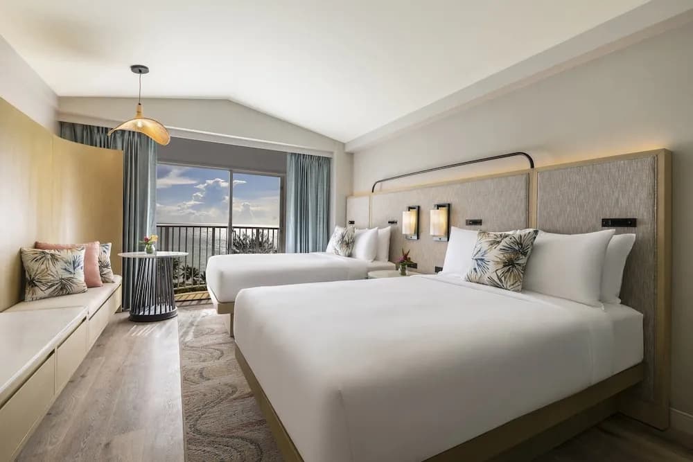 Standard Quadruple room with balcony and with view