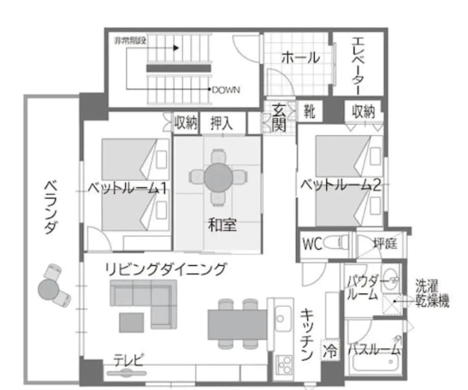 Standard room with balcony