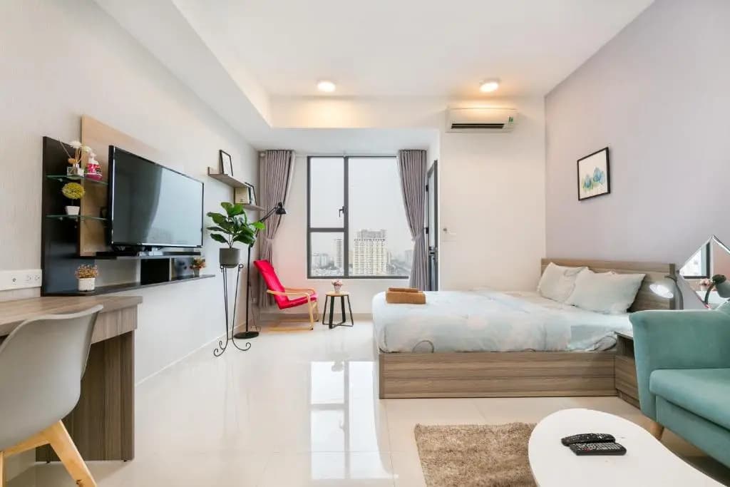 3 Bedrooms Double Apartment full double bed