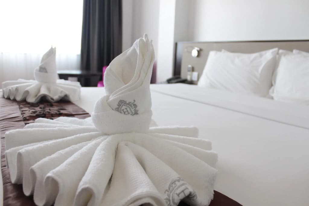 Deluxe Double room with balcony full double bed
