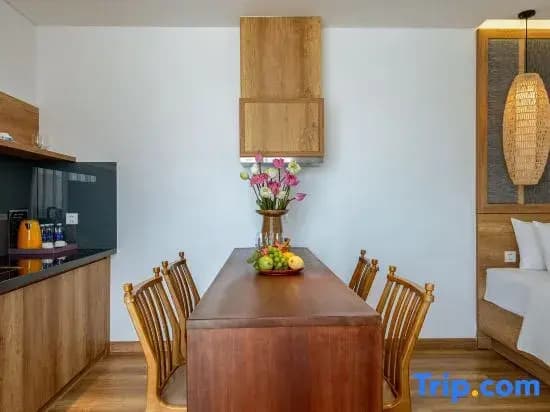 Double Apartment with pool view twin beds