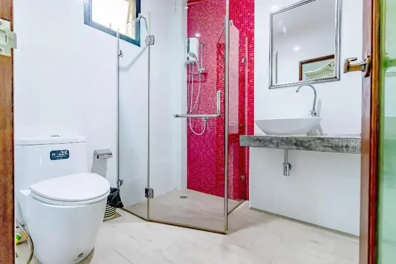 Standard Double room with balcony and with pool view full double bed