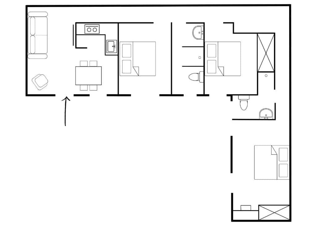 3 Bedrooms Apartment