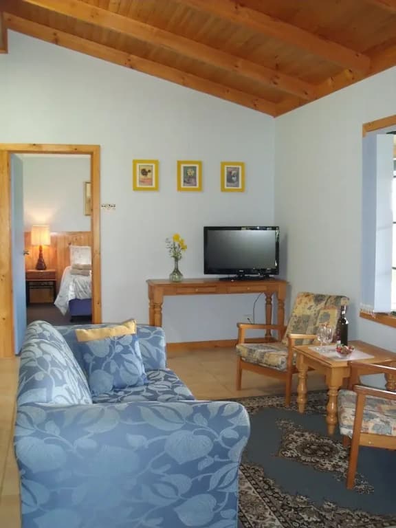 Deluxe Double Chalet with view full double bed