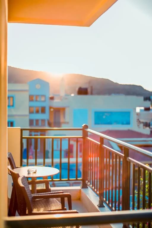 Studio with balcony