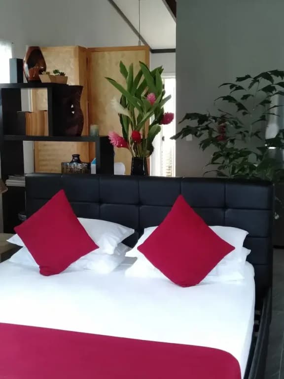 Double Suite with balcony and with ocean view full double bed