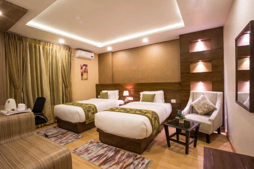Deluxe Double room twin beds