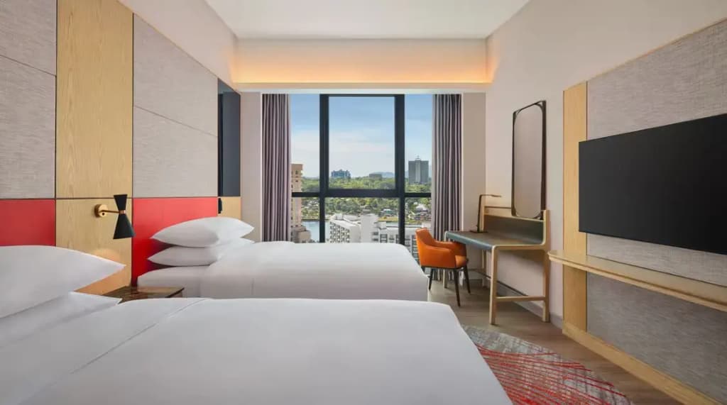 Superior Double room with city view twin beds