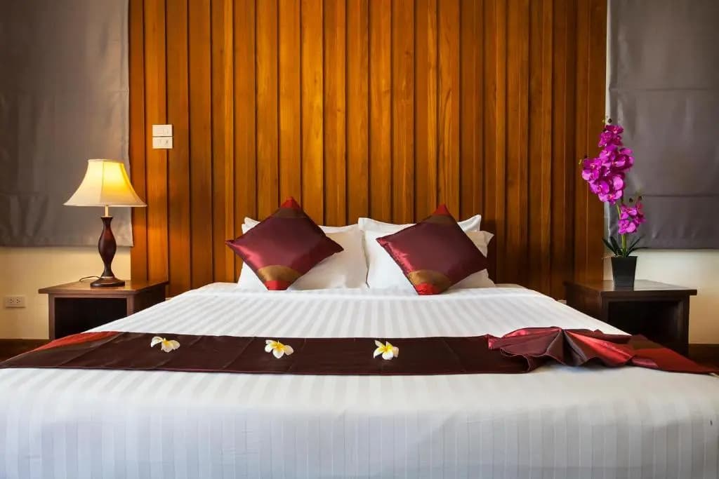 Deluxe Double room with balcony full double bed