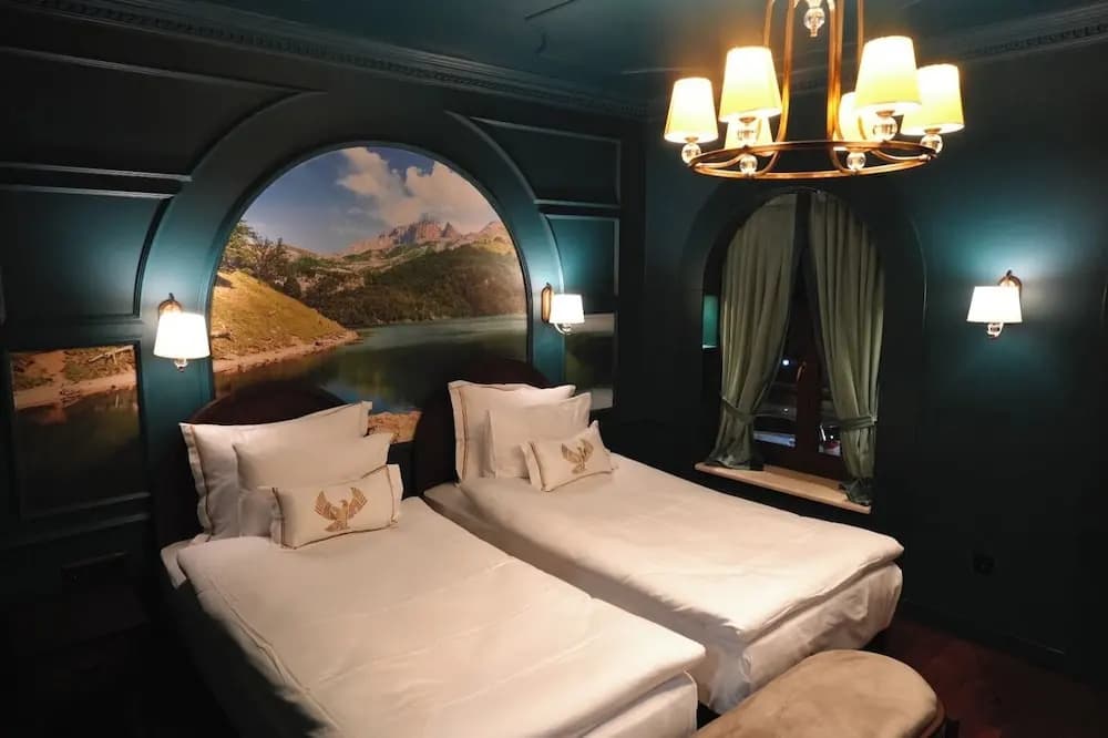 Deluxe Double room with city view twin beds