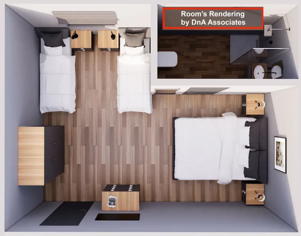 Standard Quadruple room with park view