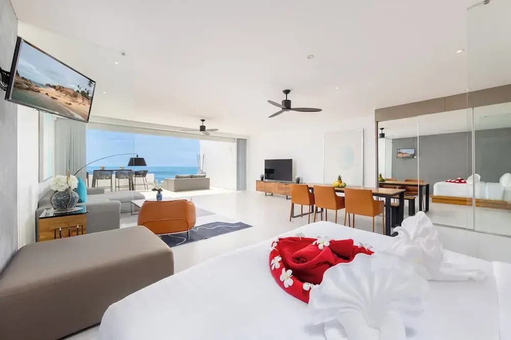 Standard Penthouse room with balcony and with sea view