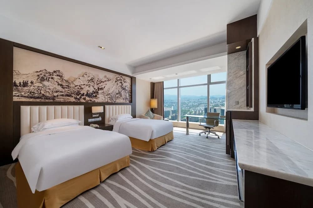 Standard Double room with city view twin beds