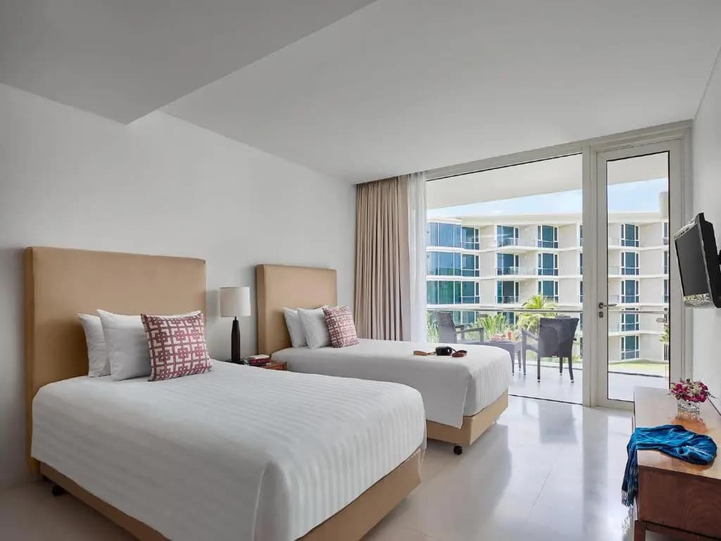 Deluxe Double room with balcony twin beds