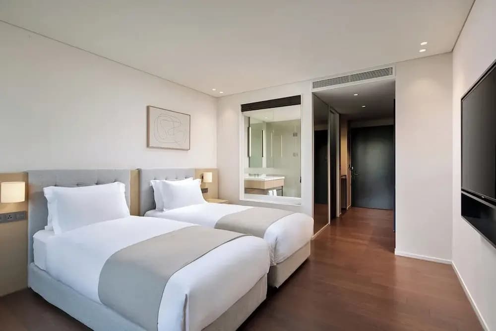 Standard Double room with city view twin beds