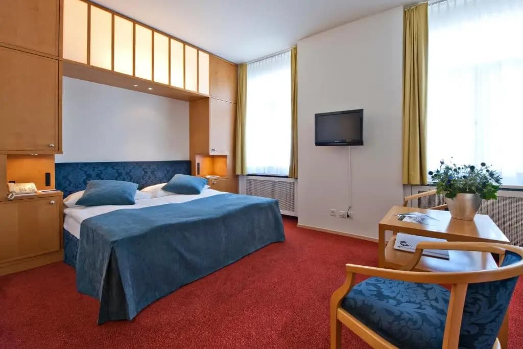 Double room with village view full double bed