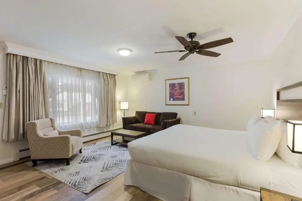Standard Double room with golf view full double bed