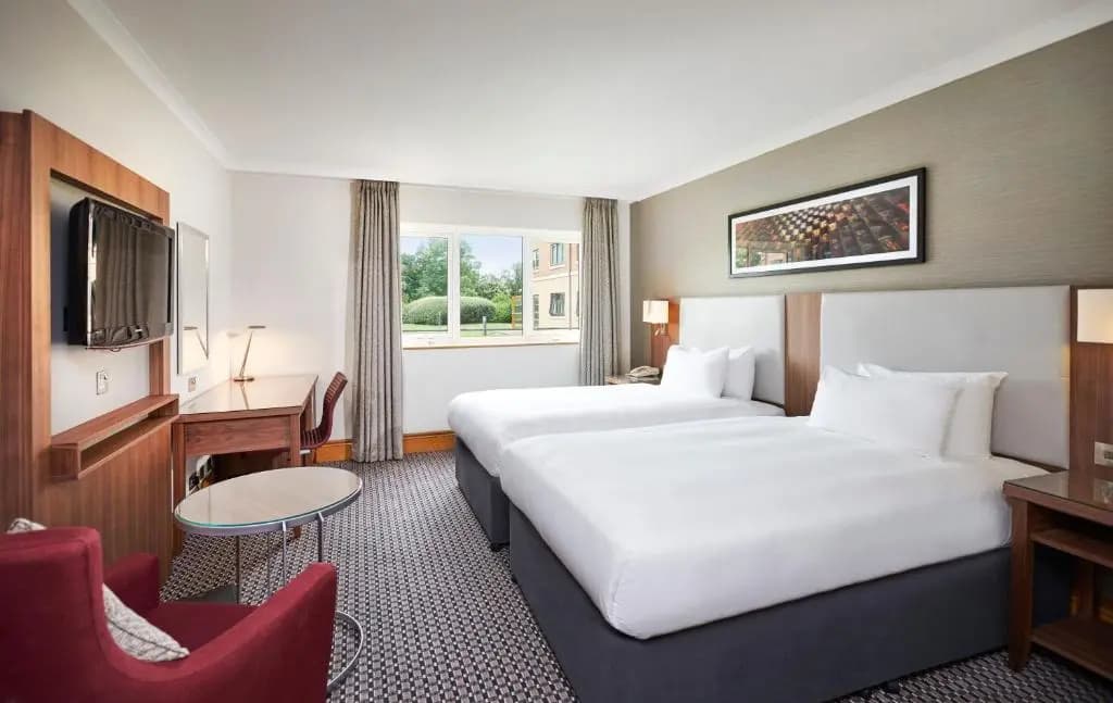Double room twin beds