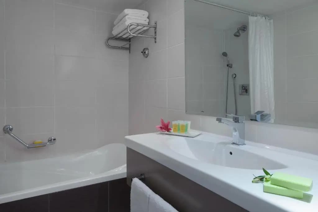 Standard Double room with pool view full double bed