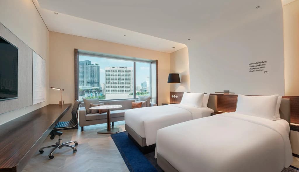 Deluxe Double room twin beds