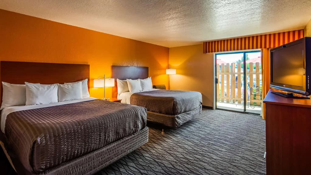 Standard Quadruple room with pool view