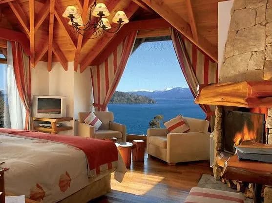 Standard Double room with lake view full double bed