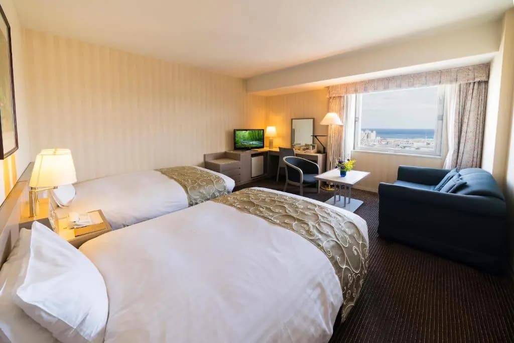 Standard Double room with sea view twin beds