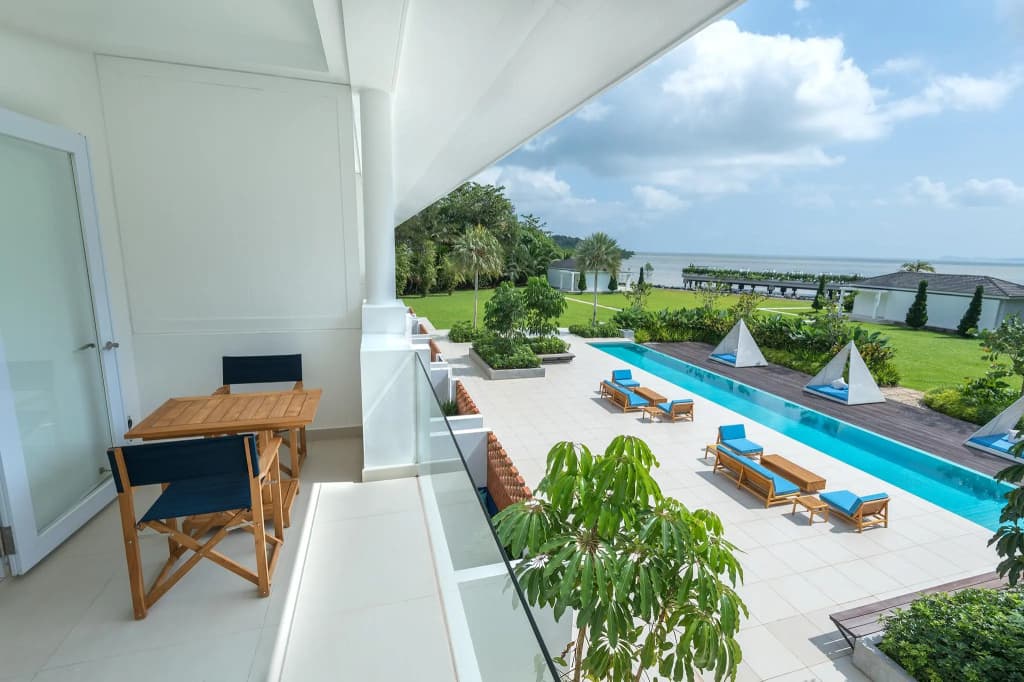 Standard room with balcony and with sea view
