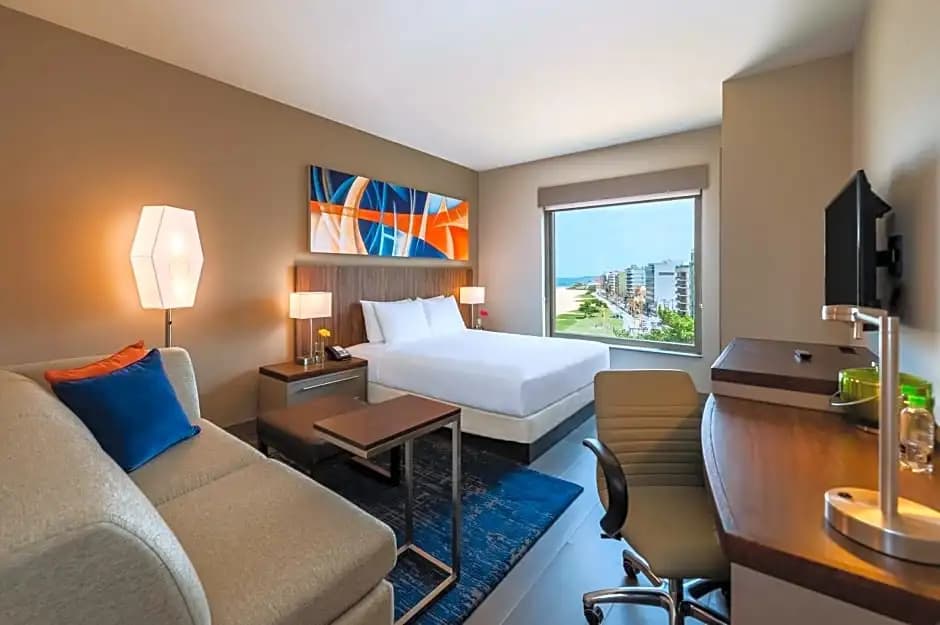 Double room with view full double bed