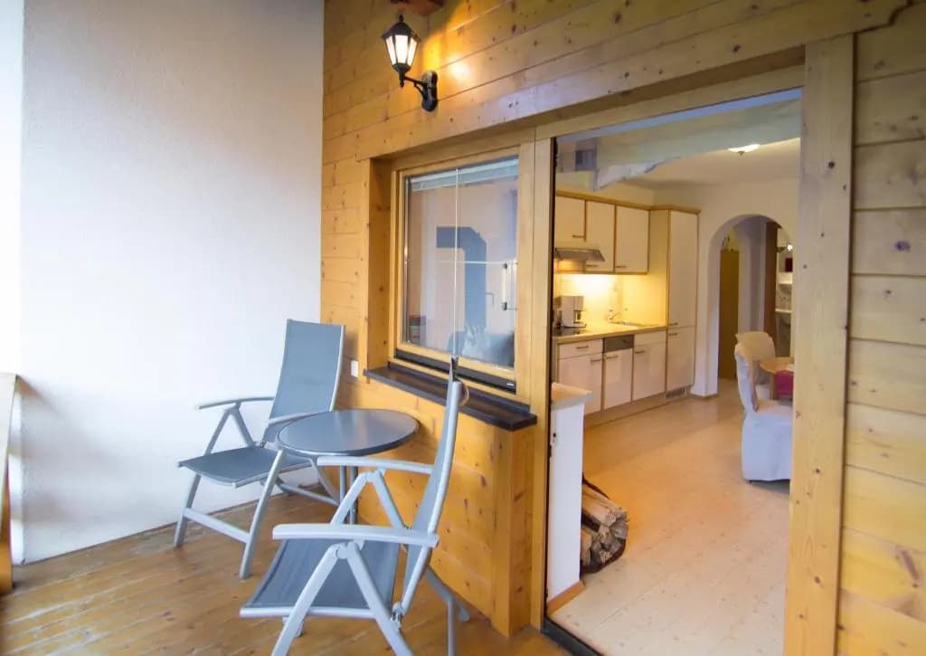 Apartment with mountain view