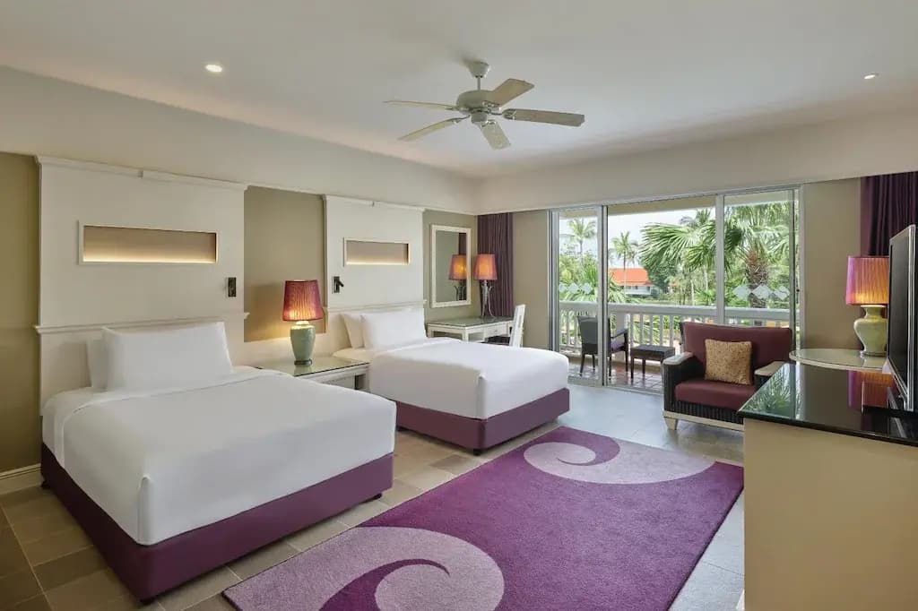 Laguna Double room with balcony and with pool view twin beds