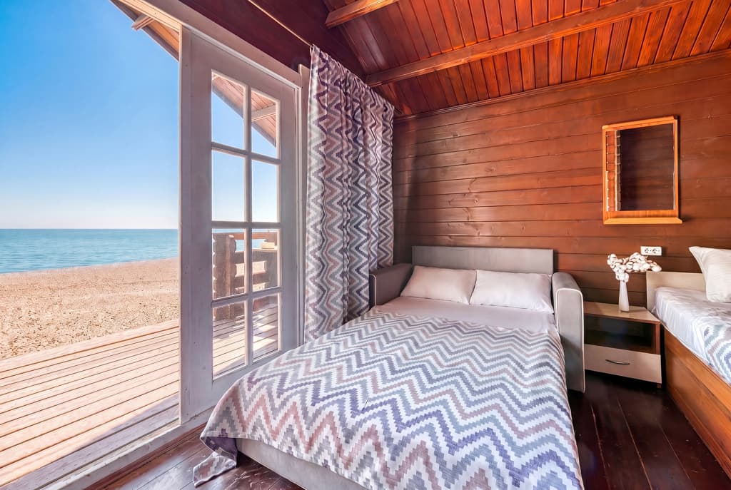Quadruple Cottage with balcony and with sea view