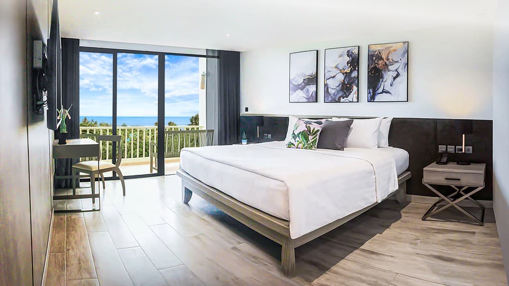 Paradox Double room with balcony and with sea view full double bed