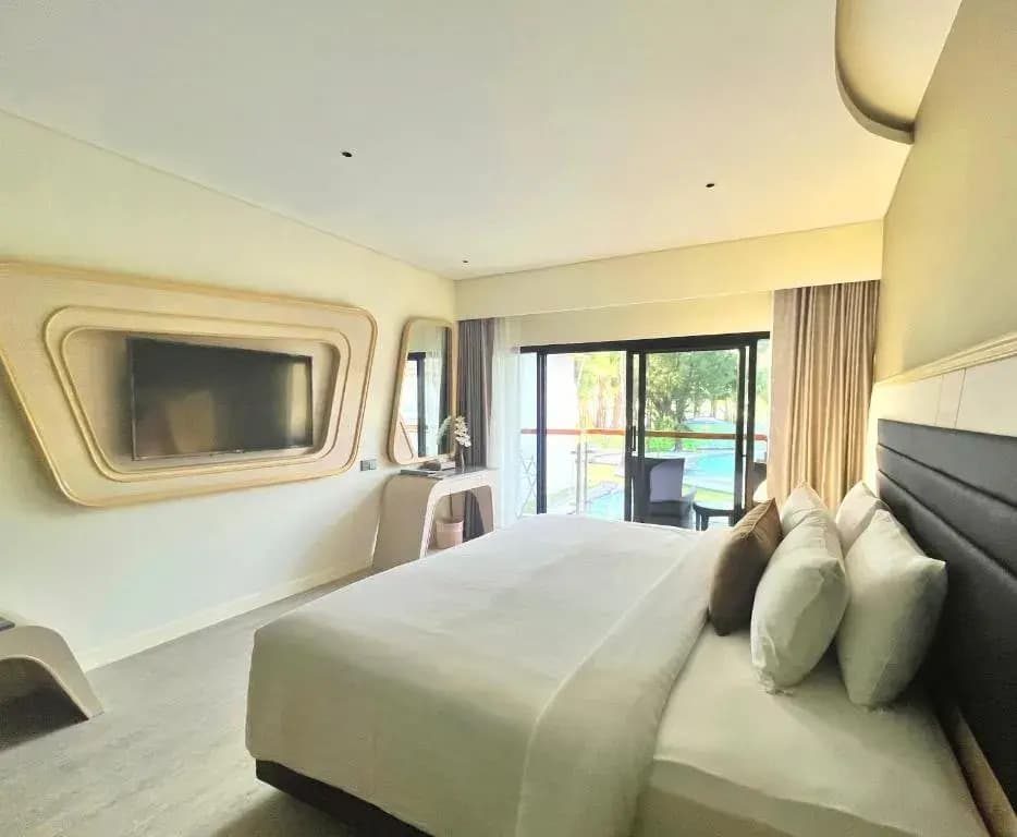 Amora Double room with balcony and with ocean view full double bed