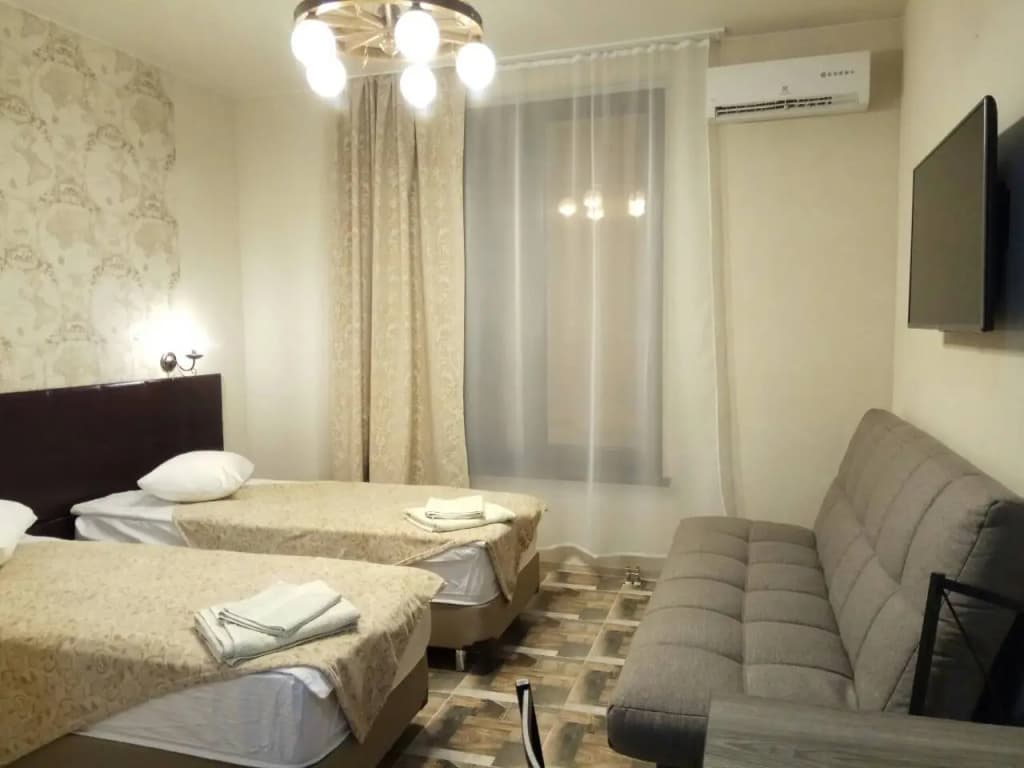 Standard Double room with courtyard view twin beds