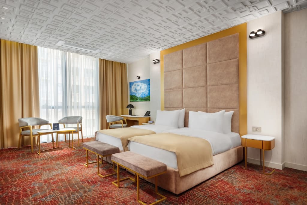 Superior Double room with balcony twin beds
