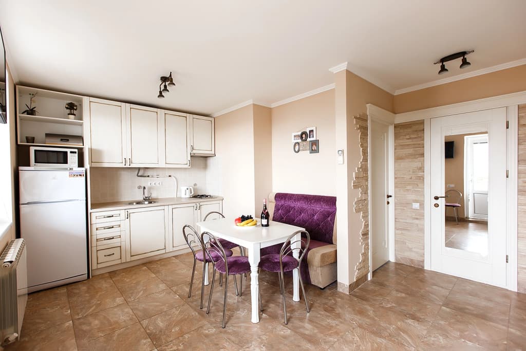 Family Apartment with balcony and with sea view