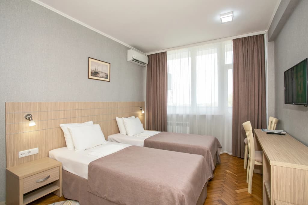 Standard Double room with balcony and with view twin beds
