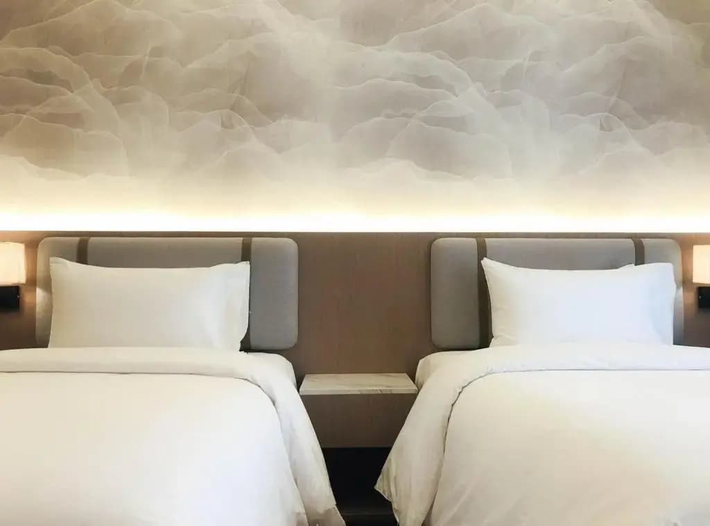 Executive Double room with city view twin beds