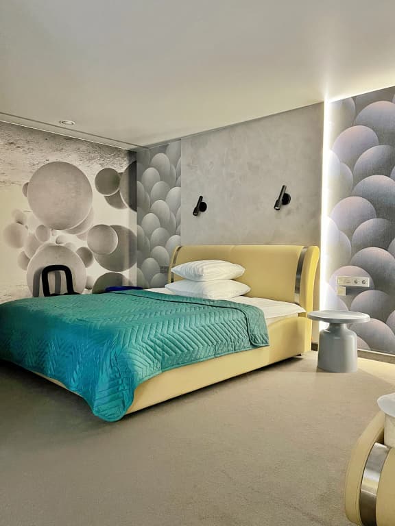Double Family Junior Suite full double bed