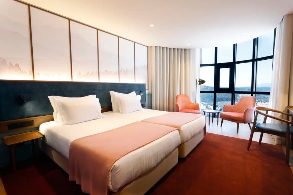Double room twin beds
