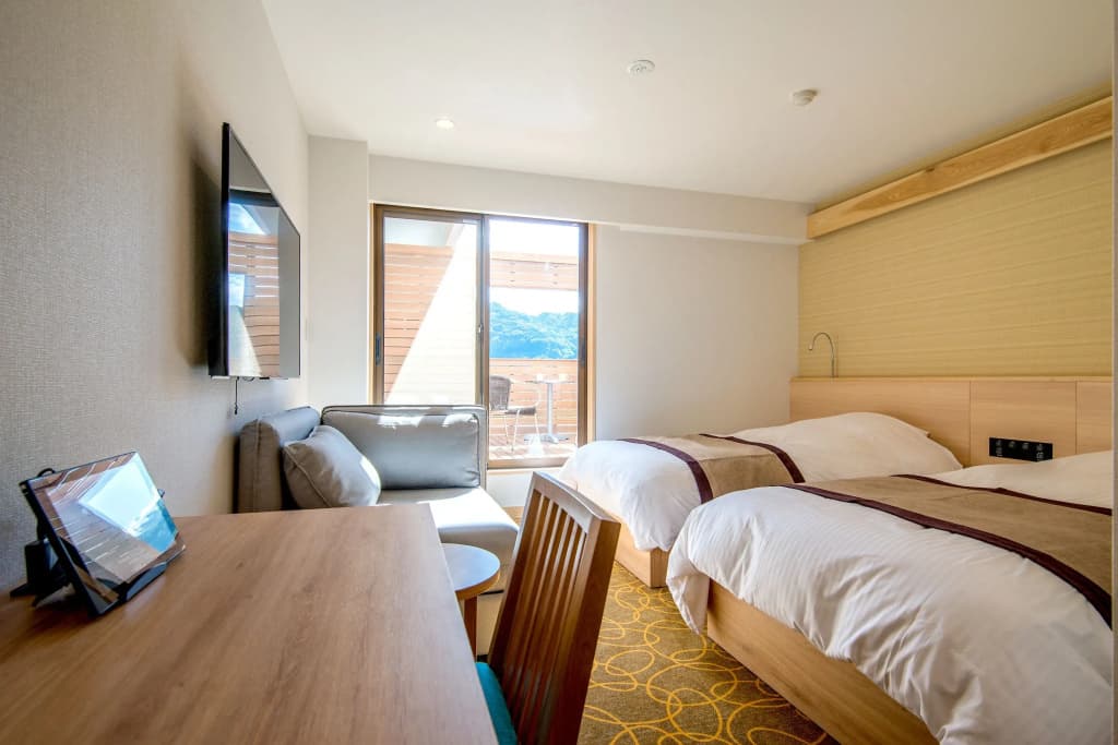 Superior Double room with balcony twin beds