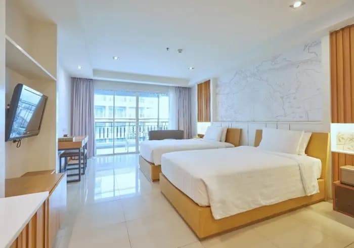 Deluxe Connecting High Floor Double room twin beds