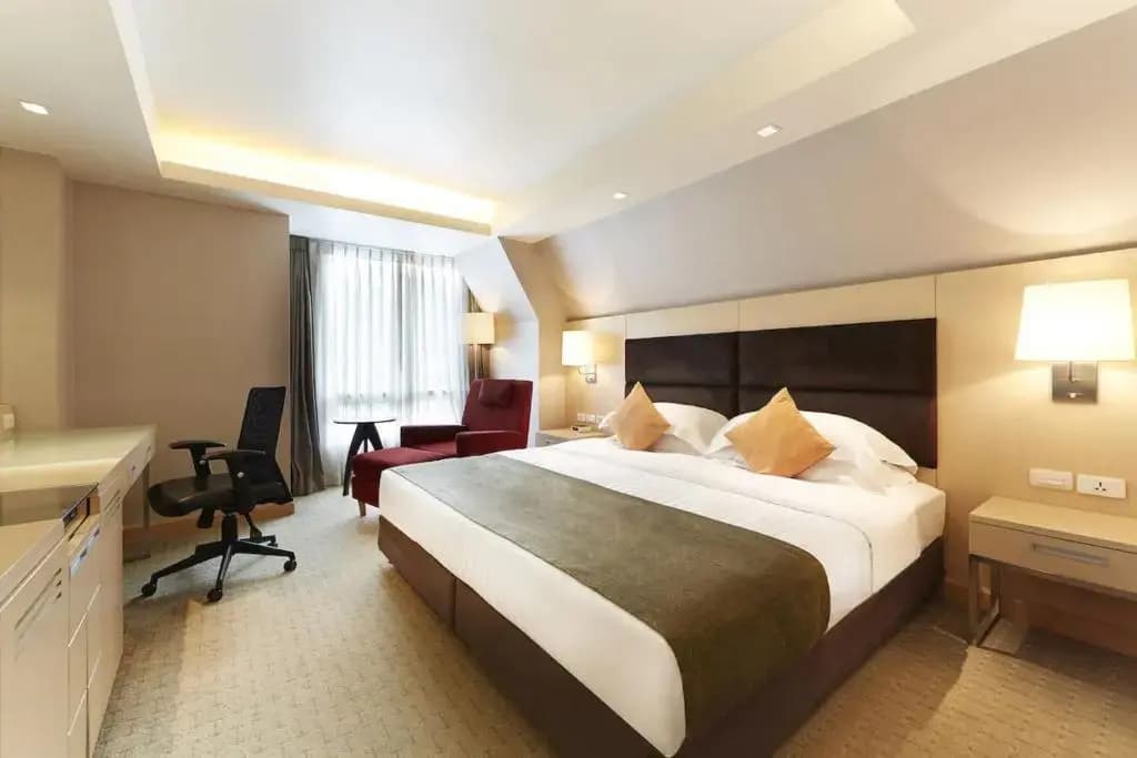 Deluxe Double room with city view full double bed