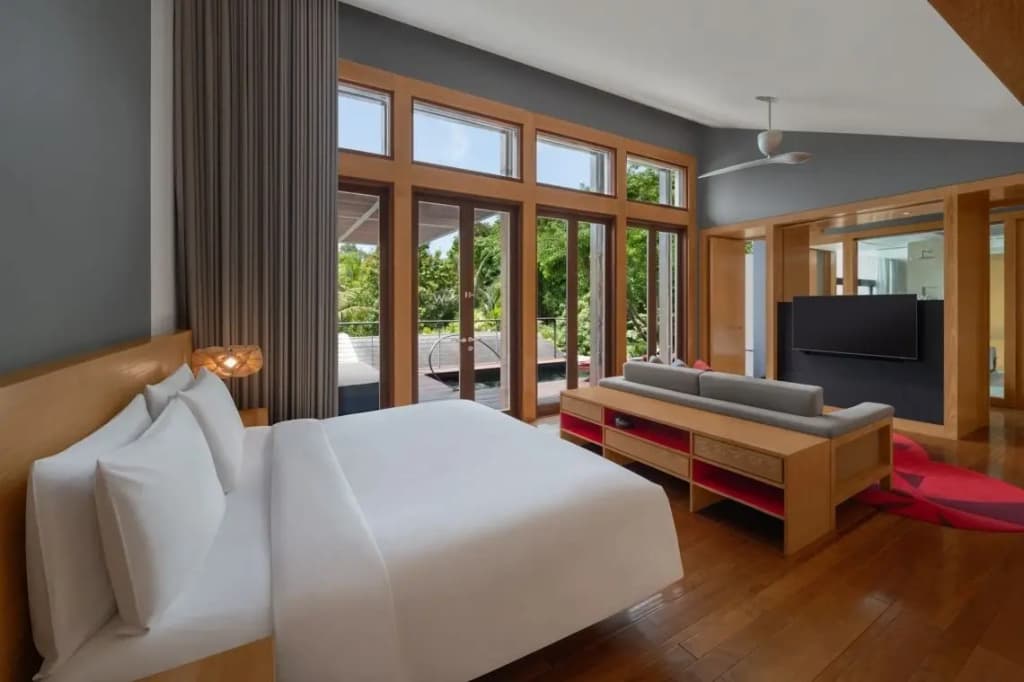 1 Bedroom Deluxe Villa with Private Pool with garden view