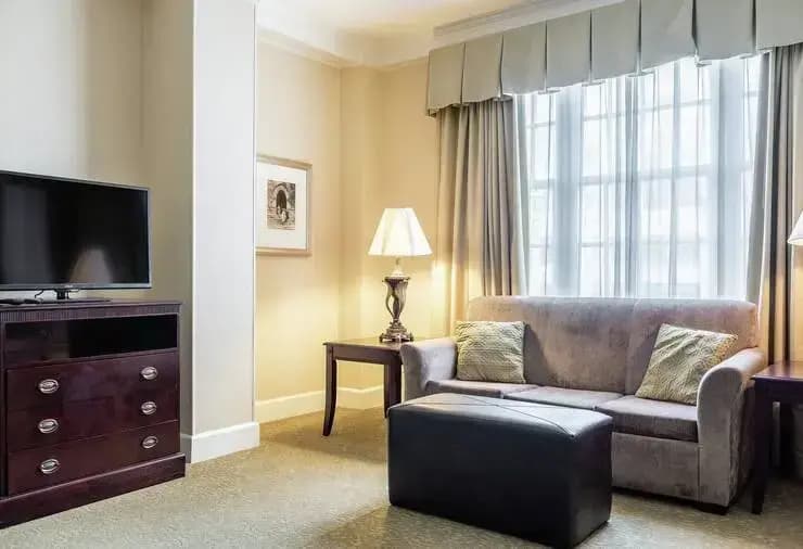 1 Bedroom Fireplace Double Suite full double bed