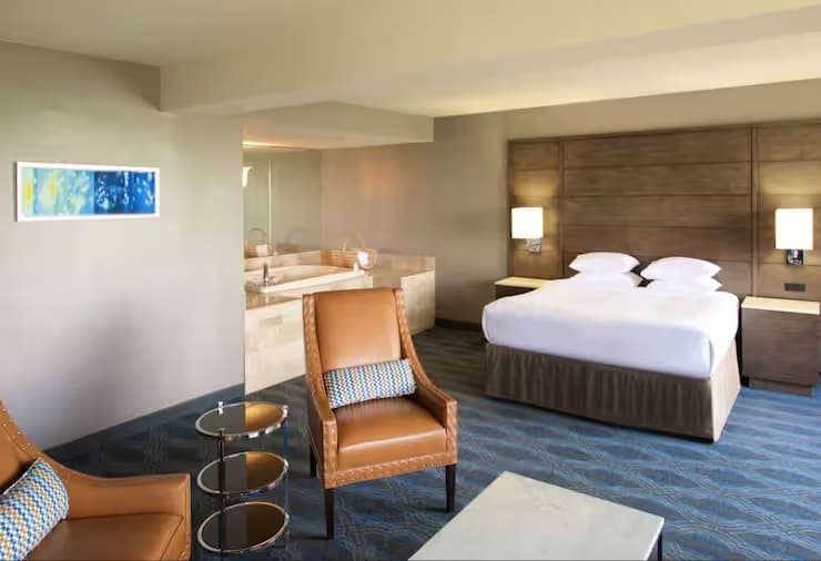 Double Whirlpool Suite full double bed