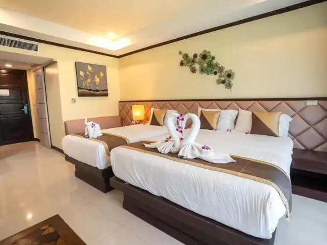 Deluxe Double room with sea view twin beds