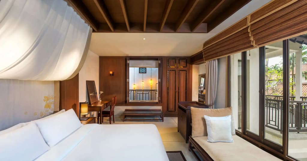 Terrace Double Suite full double bed